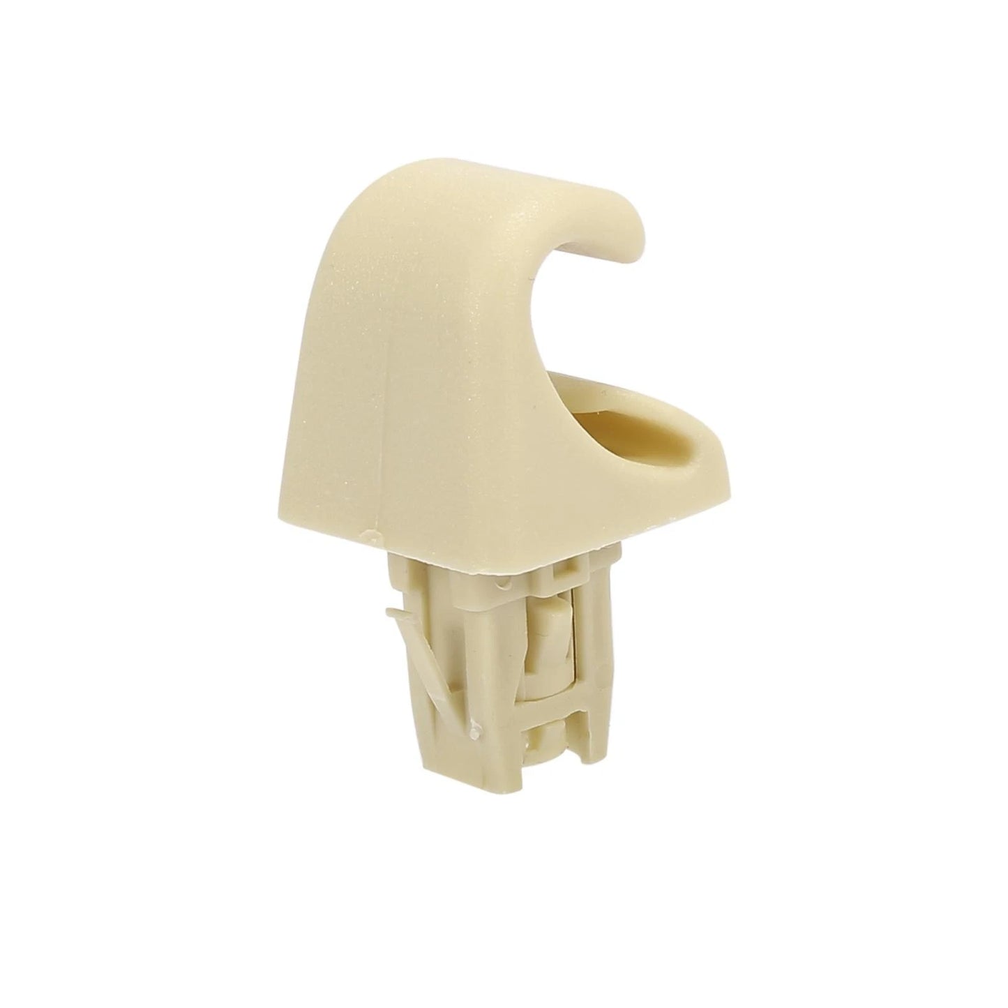 2 x Beige Car Sun Visor Hook Clips for Toyota Highlander (2001-2023)