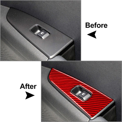 Carbon Fiber Window Lift Switch Panel Cover for Kia Forte Cerato K3 (2019-23)