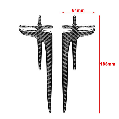 X-Wing Truck Hood Side Trim for Car Caravan Carbon Fiber Black