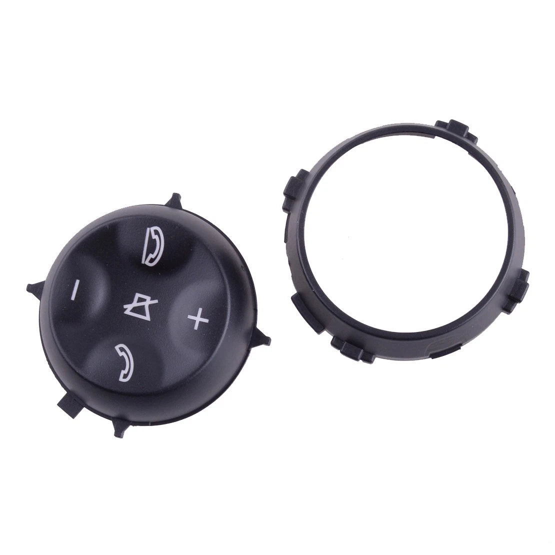 4x Black Steering Wheel Switch Knobs for Mercedes-Benz W221 S Series (2006-2009)