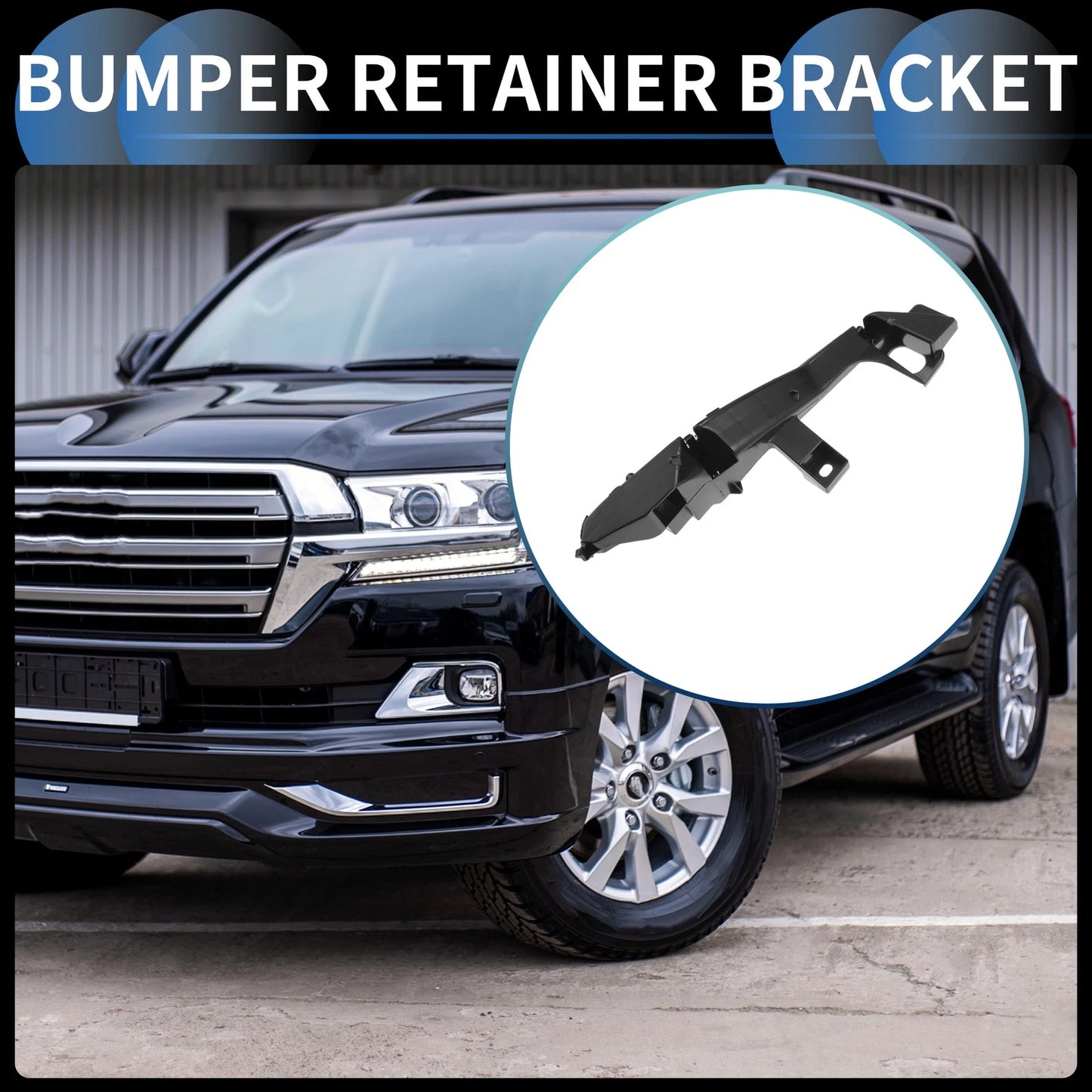 Right Front Bumper Retainer Bracket for Toyota Land Cruiser Prado (2002-2009)