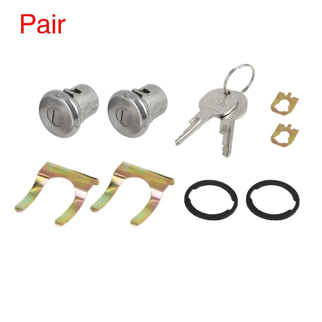 Door Lock Cylinder with Key for Chevrolet GMC Buick Cadillac
