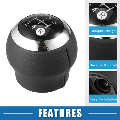 5 Speed Manual Transmission Shift Knob Plastic Black for Toyota Corolla
