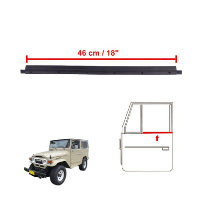 2x Weatherstrip Door Belt Outer Rubber Fits Toyota Land Cruiser FJ40 1969-80 DE