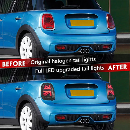 2 x LED Tail Lights for Mini Cooper F55 F56 F57 (2014-2022) Union Jack Rear Lamp
