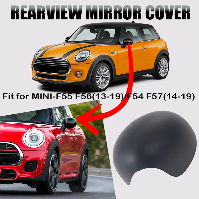 Left Side Door Wing Mirror Cover Cap for Mini F54 F55 F56 F57 F60 (2013-2019)