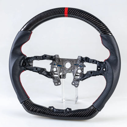 Carbon Fiber Flat Bottom Leather Steering Wheel for Honda CR-V (2023)