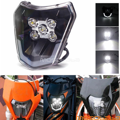 1X LED Headlight for KTM Enduro SX SXF EXC XCF FE TE 250 350 450
