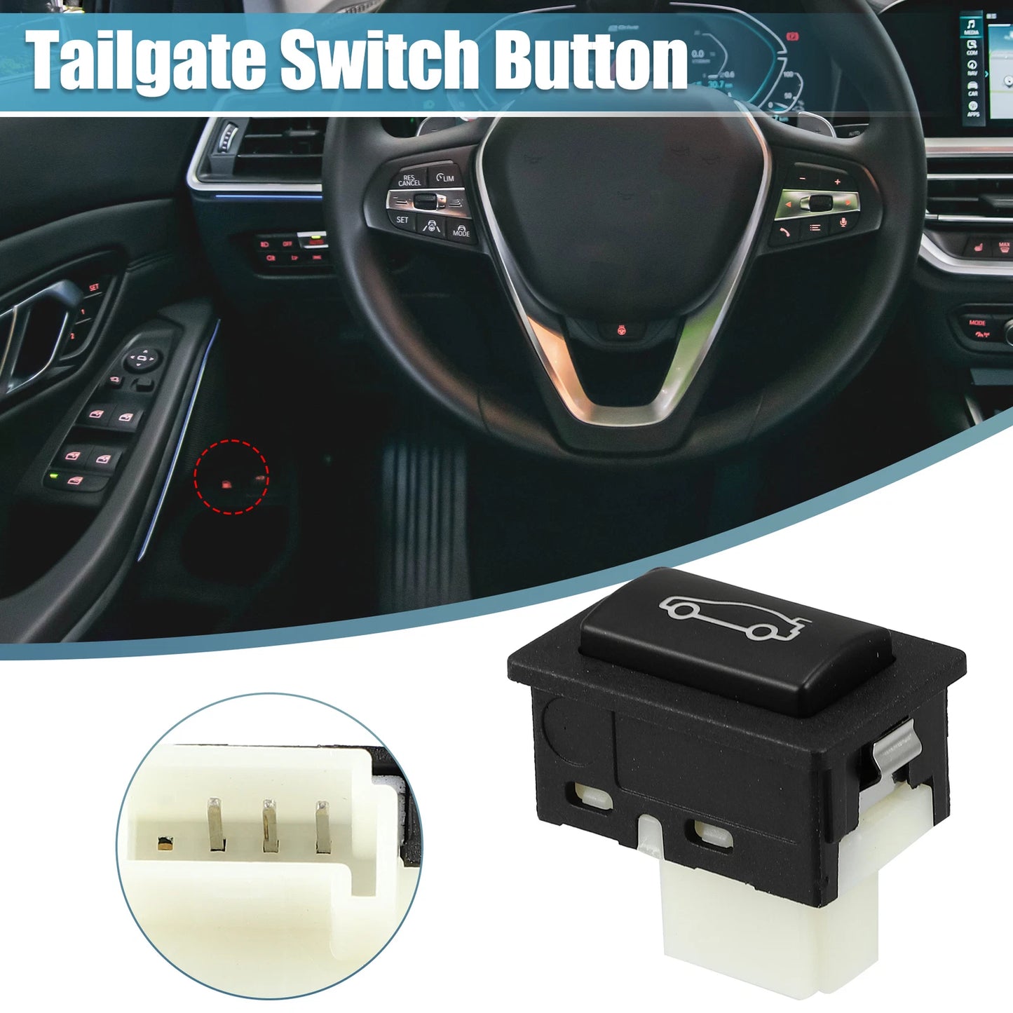 Trunk Tailgate Release Switch Button for BMW E60 E84 E87 Series