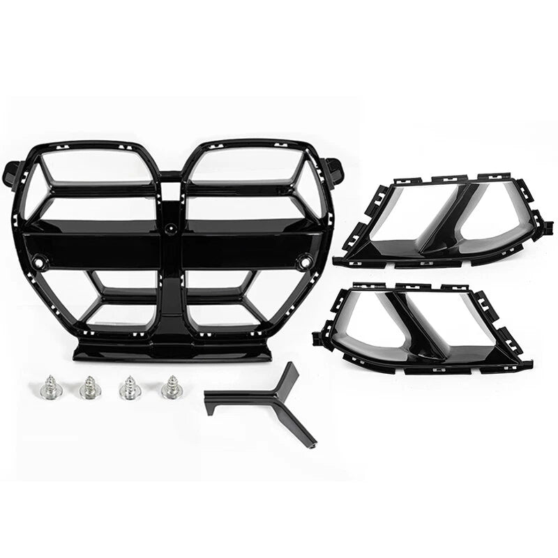 Front Bumper Side Air Vent Grille for BMW G80 M3 G82 G83 M4 (2021-2023)