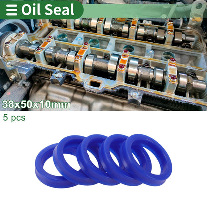 Oil Seal 38x50x10mm Rotary Shaft Seal TPU 5 Pcs