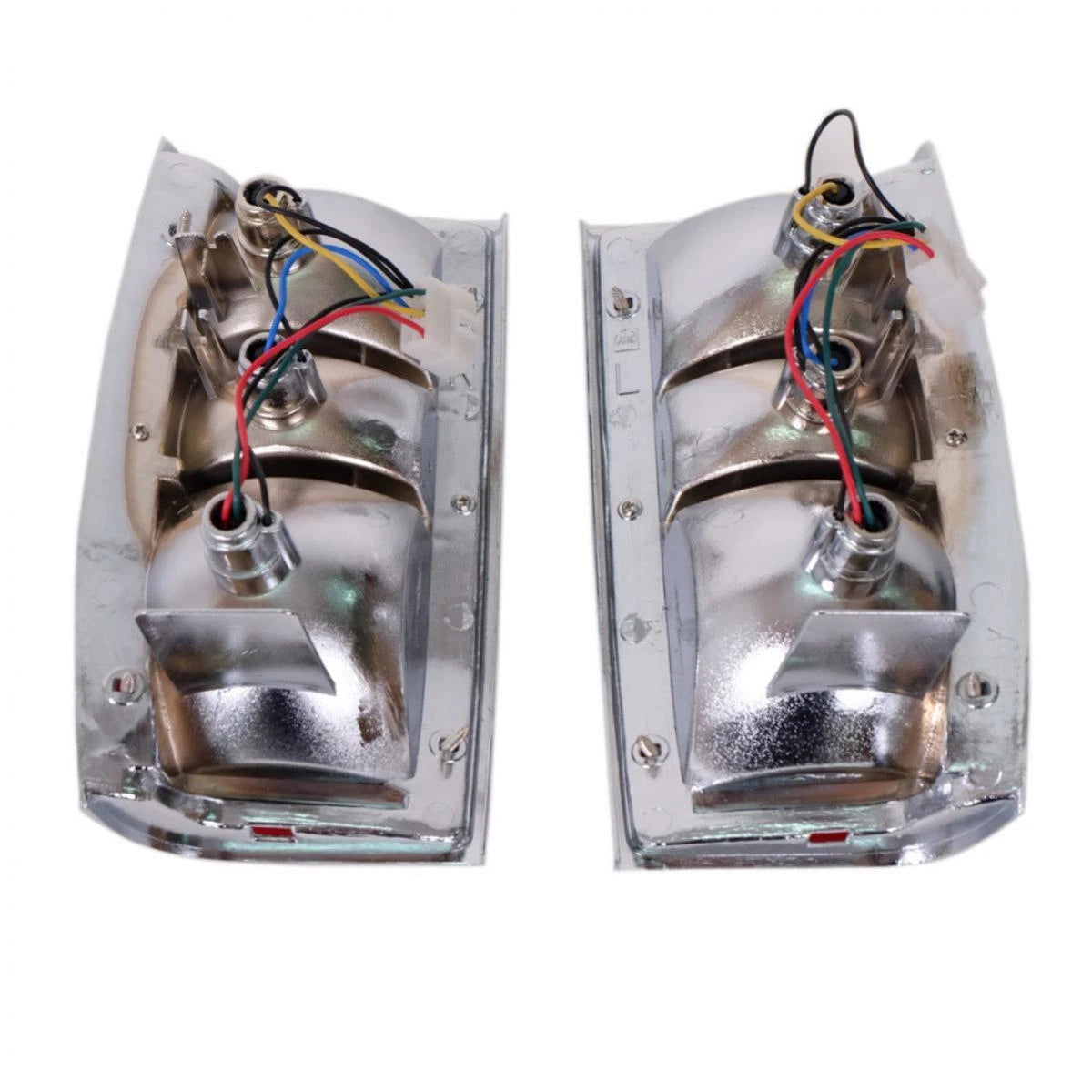 Tail Light Rear Lamp Chrome Pair Fits Mitsubishi L200 Triton Pickup 1986-96 D06