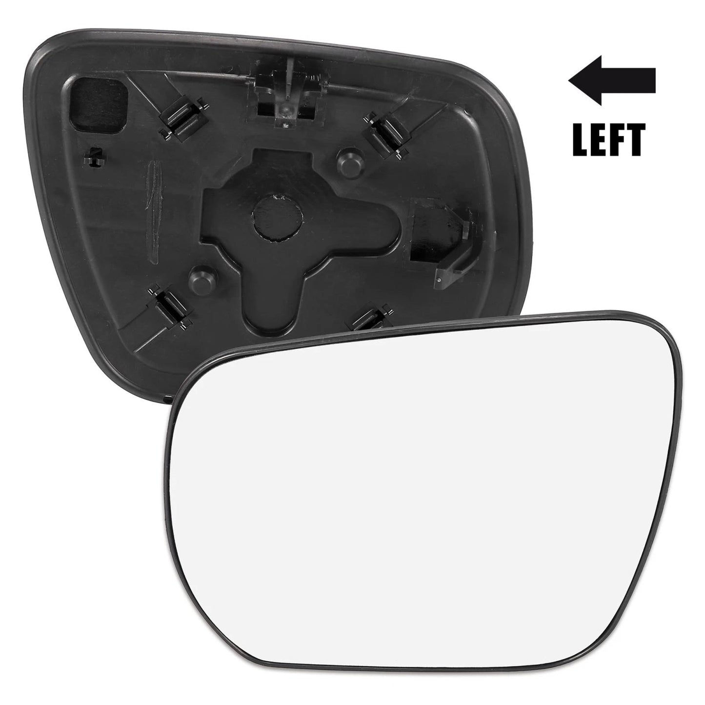 Left Side Mirror Glass w/ Plate for Suzuki (Fits 2004-2009)