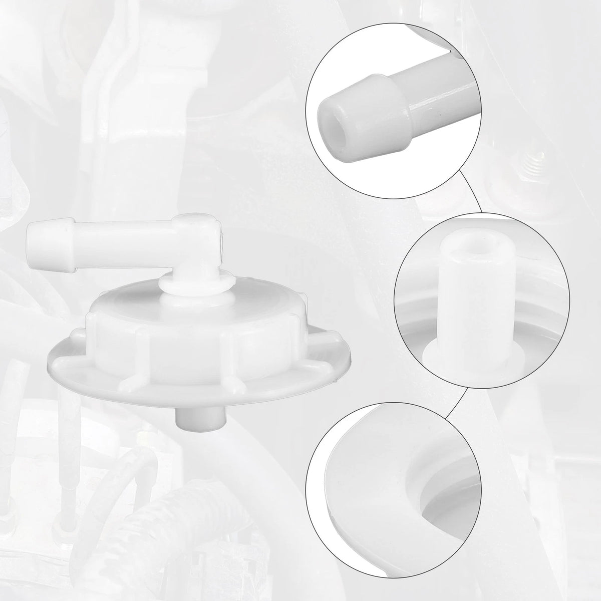 3 x Windshield Washer Fluid Reservoir Bottle Tank Cap for Acura CL (2001-2003)