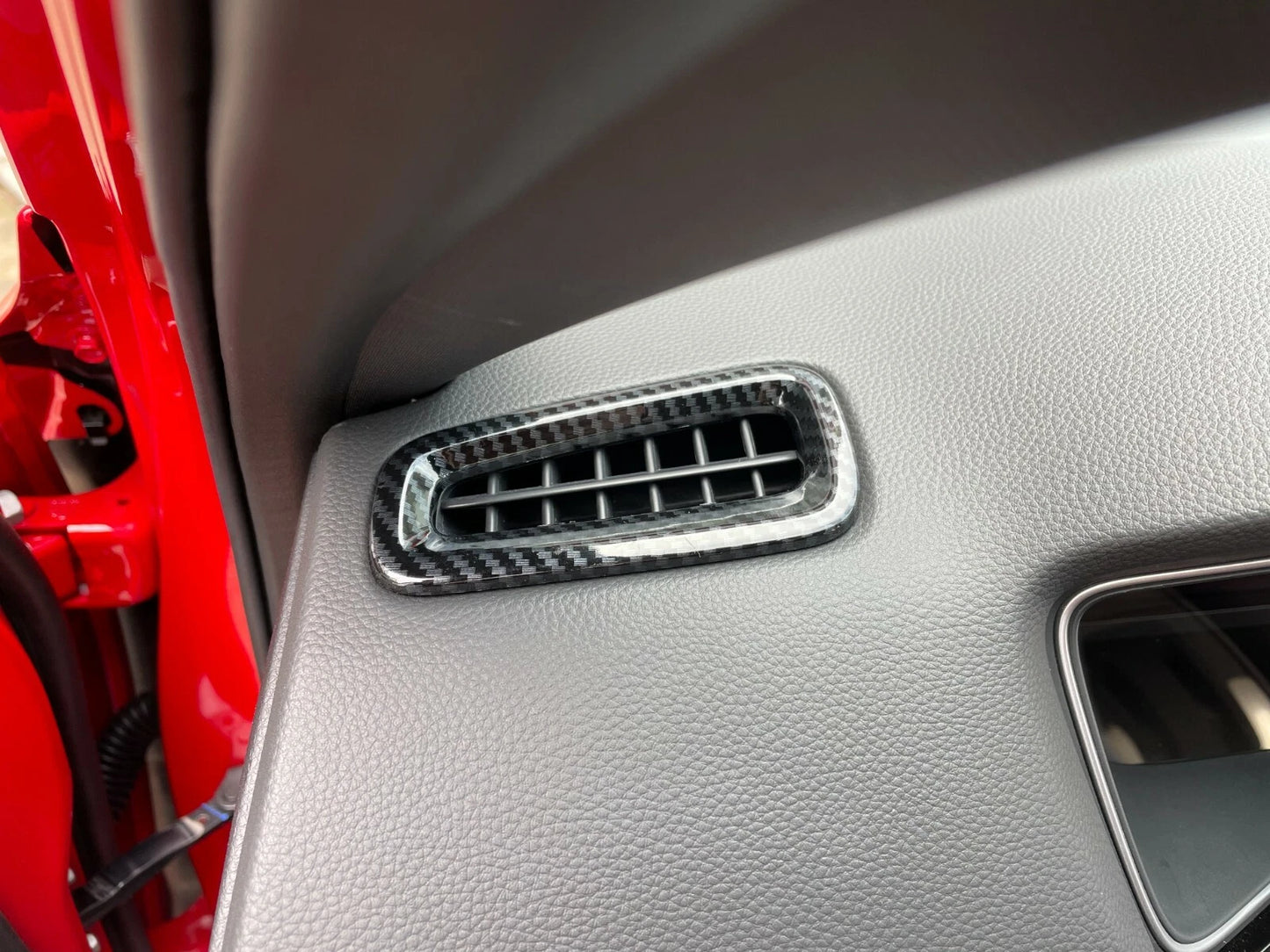 Dashboard Air Vent Outlet Carbon Fiber Covers for Honda Civic Sedan (2022-2023)