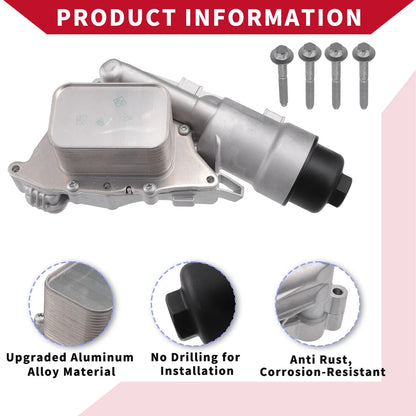 Oil Cooler Filter Housing with Bolt and Seals for BMW I8 (2014-2020)