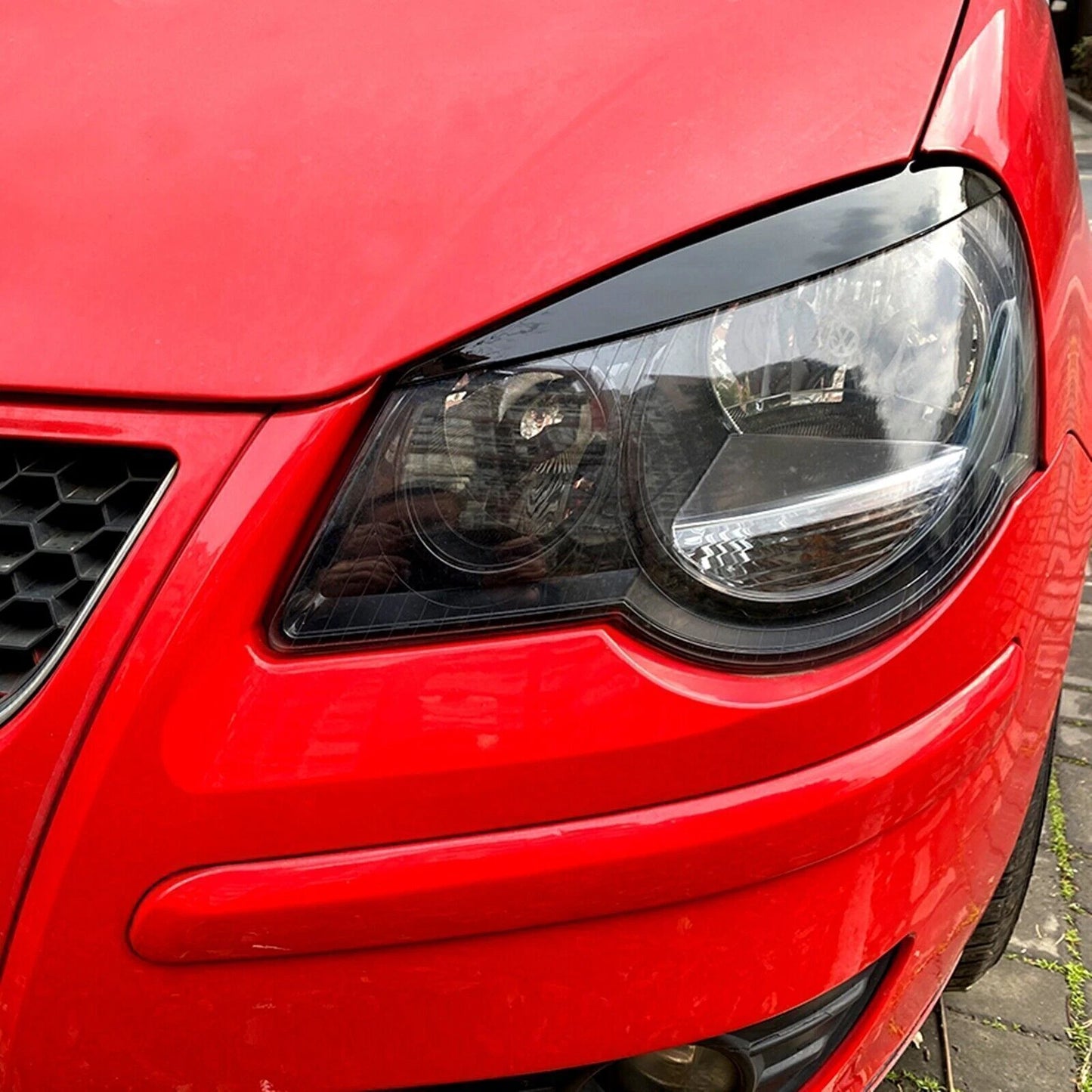 Headlight Eyelid Trim 1 Pair for VW Polo 9N 9N3 (2005-2009)