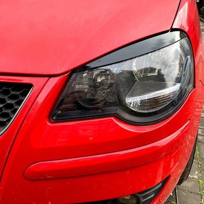 Headlight Eyelid Trim 1 Pair for VW Polo 9N 9N3 (2005-2009)
