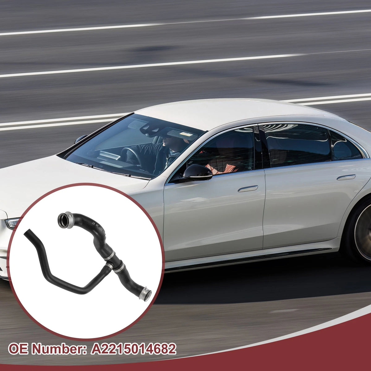 Radiator Coolant Hose for Mercedes Benz S-Class W221 S350 (2006-2013)