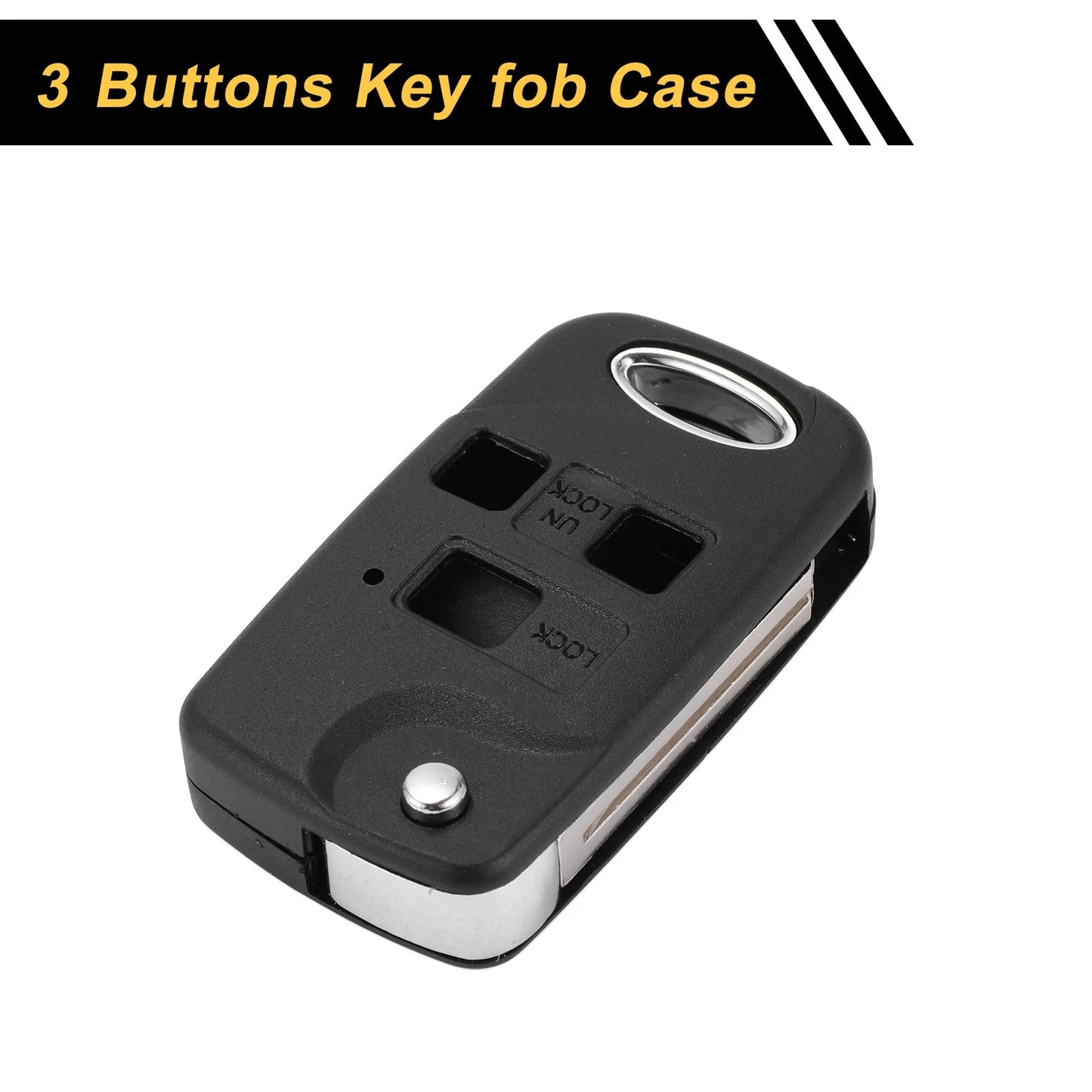 3 Button Key Fob Shell Case for Lexus RX300 (1999-2003)