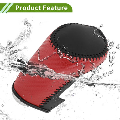 Car Gear Shift Knob Cover for Chevrolet Malibu Red Carbon Fiber Black Red