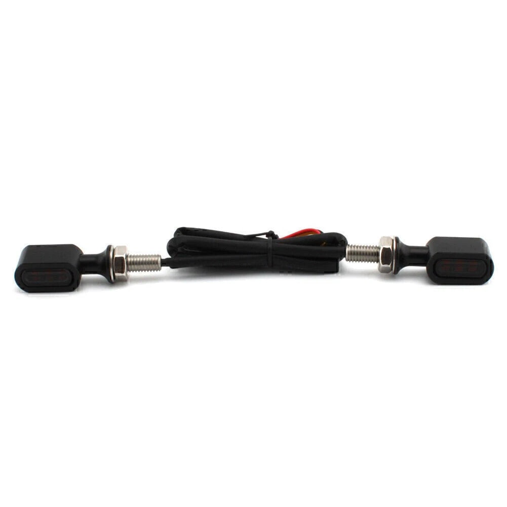 Mini LED Rear Turn Signal Light Smoke Lens for Harley