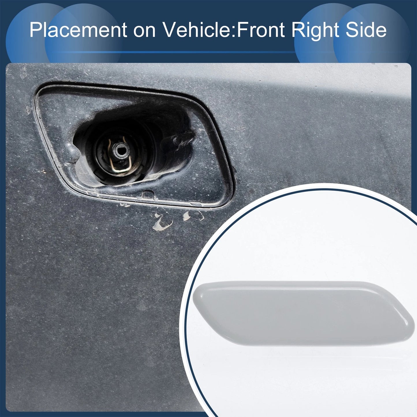 Front Right Washer Nozzle Cover for Honda Accord, Spirior (2008-2015)