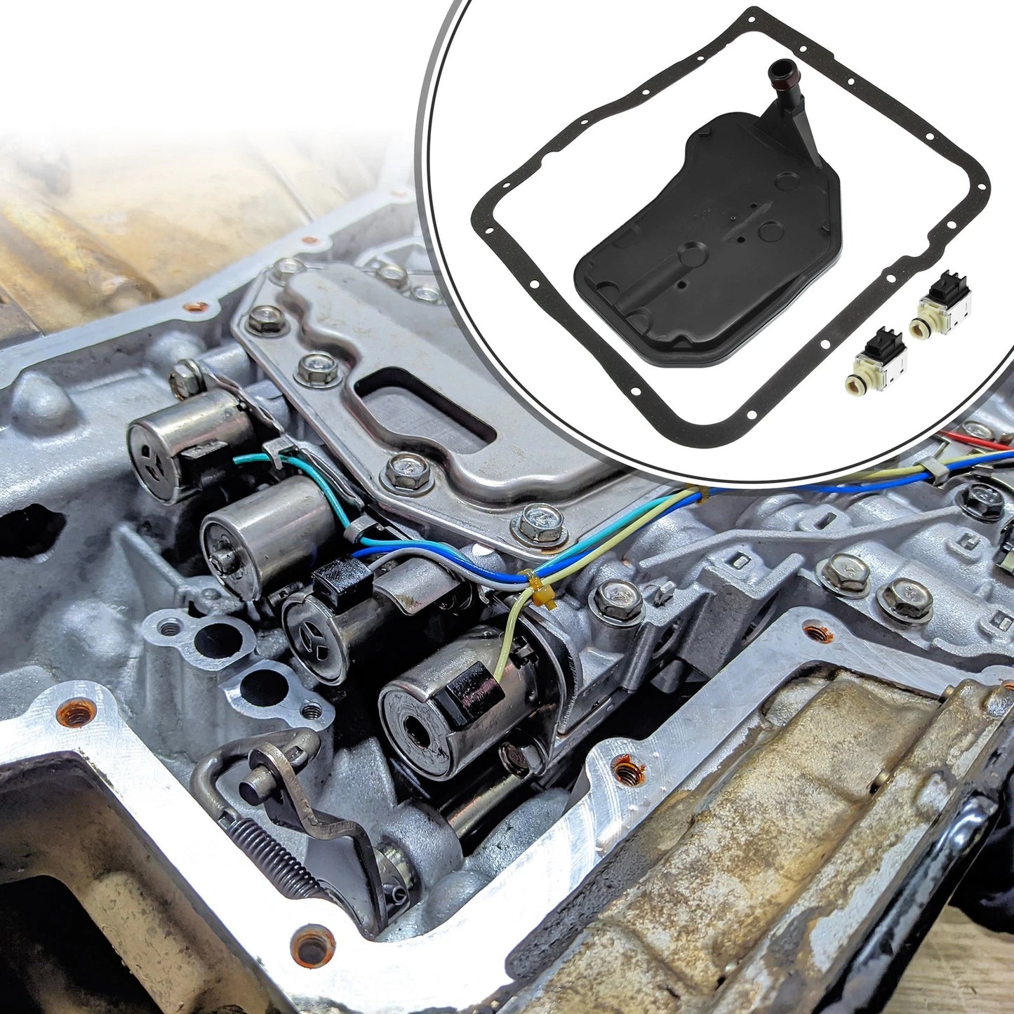 Transmission Filter Gasket Black 1 Set for Buick Rainier (2004–2005)