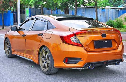 Factory Style Spoiler Wing ABS for Honda Civic 2016-2021 4DR Sedan 1 x Piece