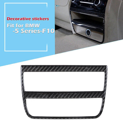 Carbon Fiber Rear Air Vent Outlet Frame Cover for BMW 5 Series F10 (2011-2017)