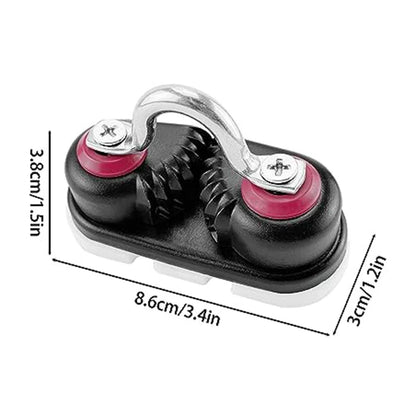 Canoe Cam Cleats for Sailing Boats, Nylon Plastic Base, Marine Use