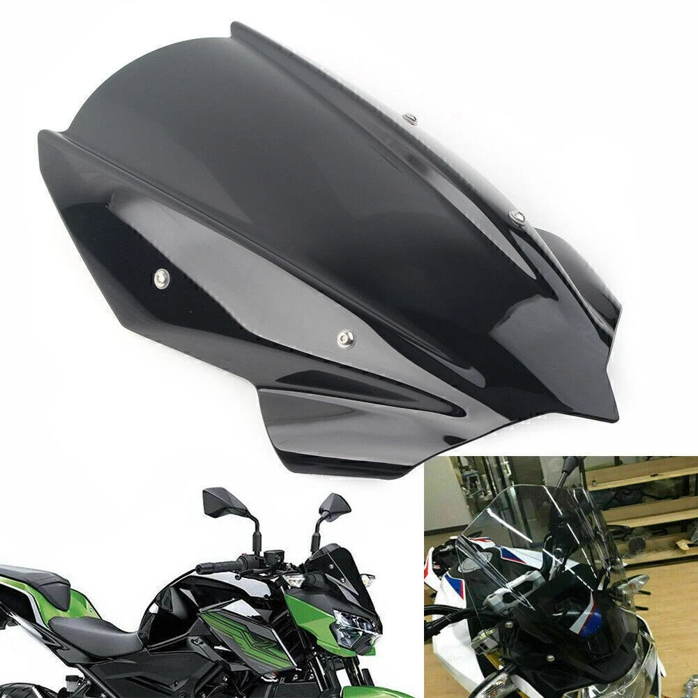 Kawasaki Z400 Black Front Windscreen Windshield (2019-2021)