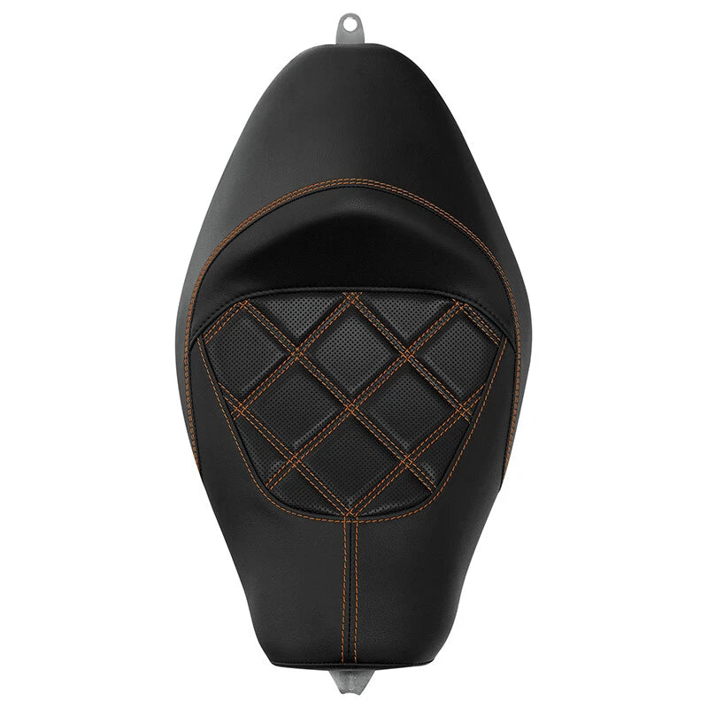 Solo Seat Driver Rider for Harley Sportster Iron XL883 1200 Black (2010-2022)