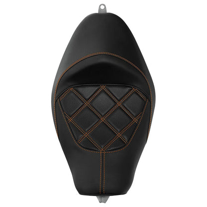 Solo Seat Driver Rider for Harley Sportster Iron XL883 1200 Black (2010-2022)