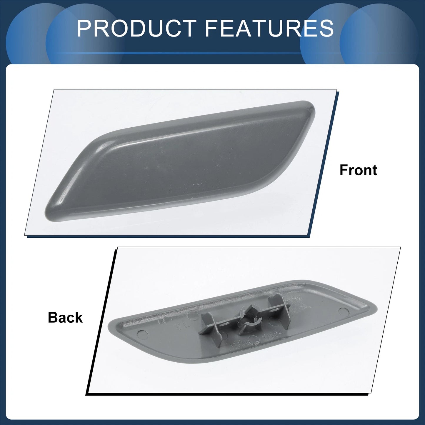 Front Left Washer Nozzle Cover for Honda Accord VIII 2011-2013