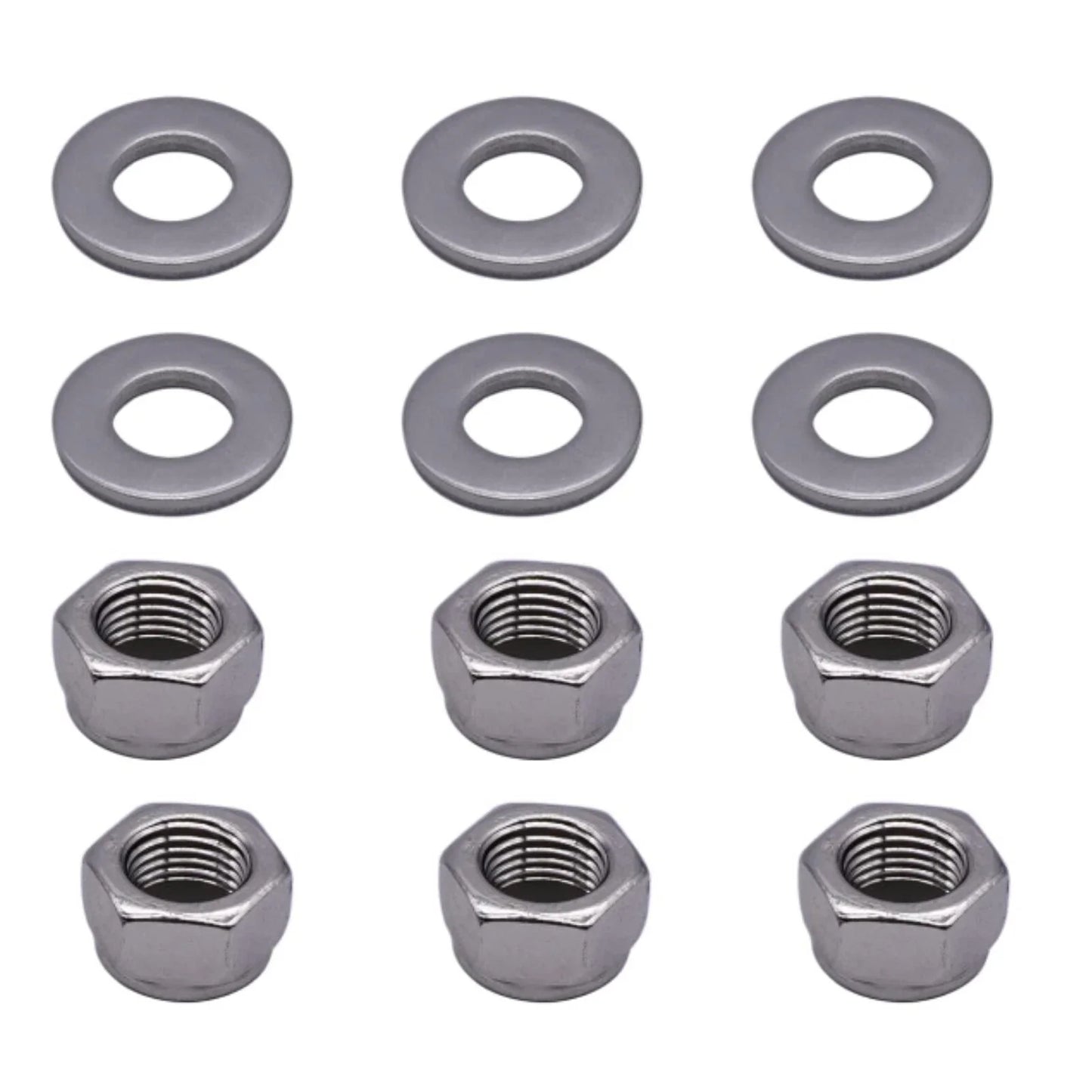 6 Packs Install Hardware Nut & Washer Kit for Mercury Marine
