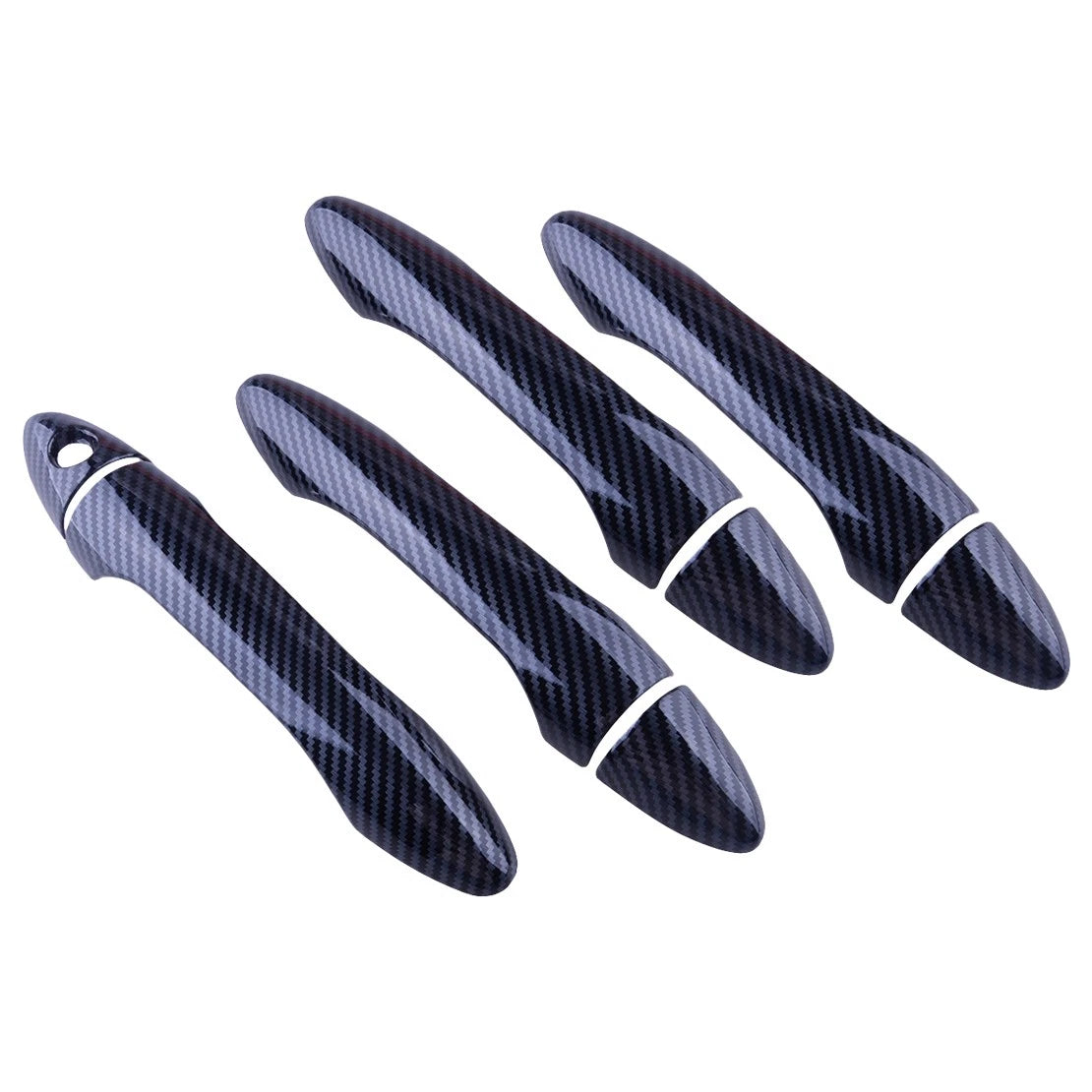Carbon Fiber Style Exterior Door Handle Cover Trim for Kia Forte K3 (2013-2015)