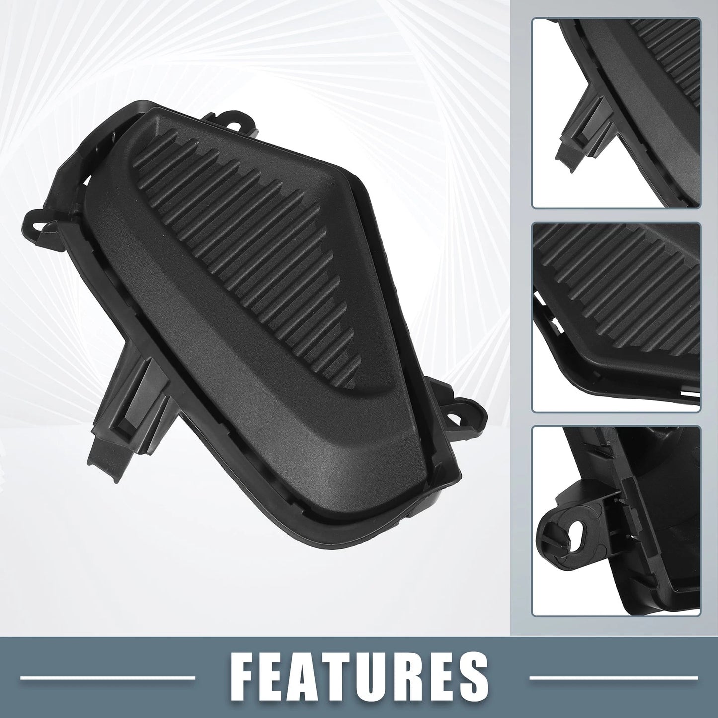 Left Right Fog Light Grille Covers for Toyota RAV4 (2019-2023)
