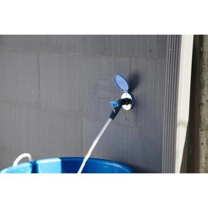 Deck Wash Outlet 130° Adaptor with Faucet for OMC/Bombardier Models