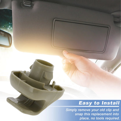 Sun Visor Clip for Honda Civic Beige (1996-2004)