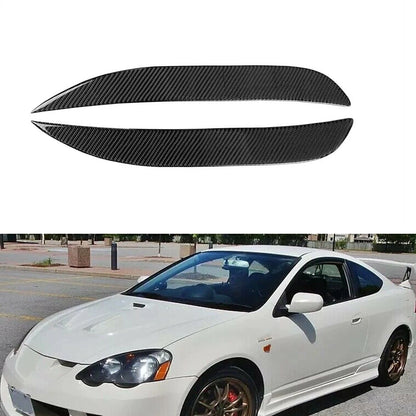 Fog Light Eyebrow Trim for Acura RSX Honda Integra DC5 (2002-2006) Carbon Fiber
