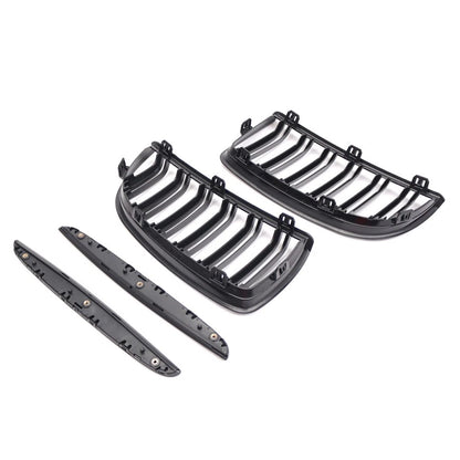 Dual Slat Front Kidney Grille for BMW 3-Series E90 E91 (2005-2008)
