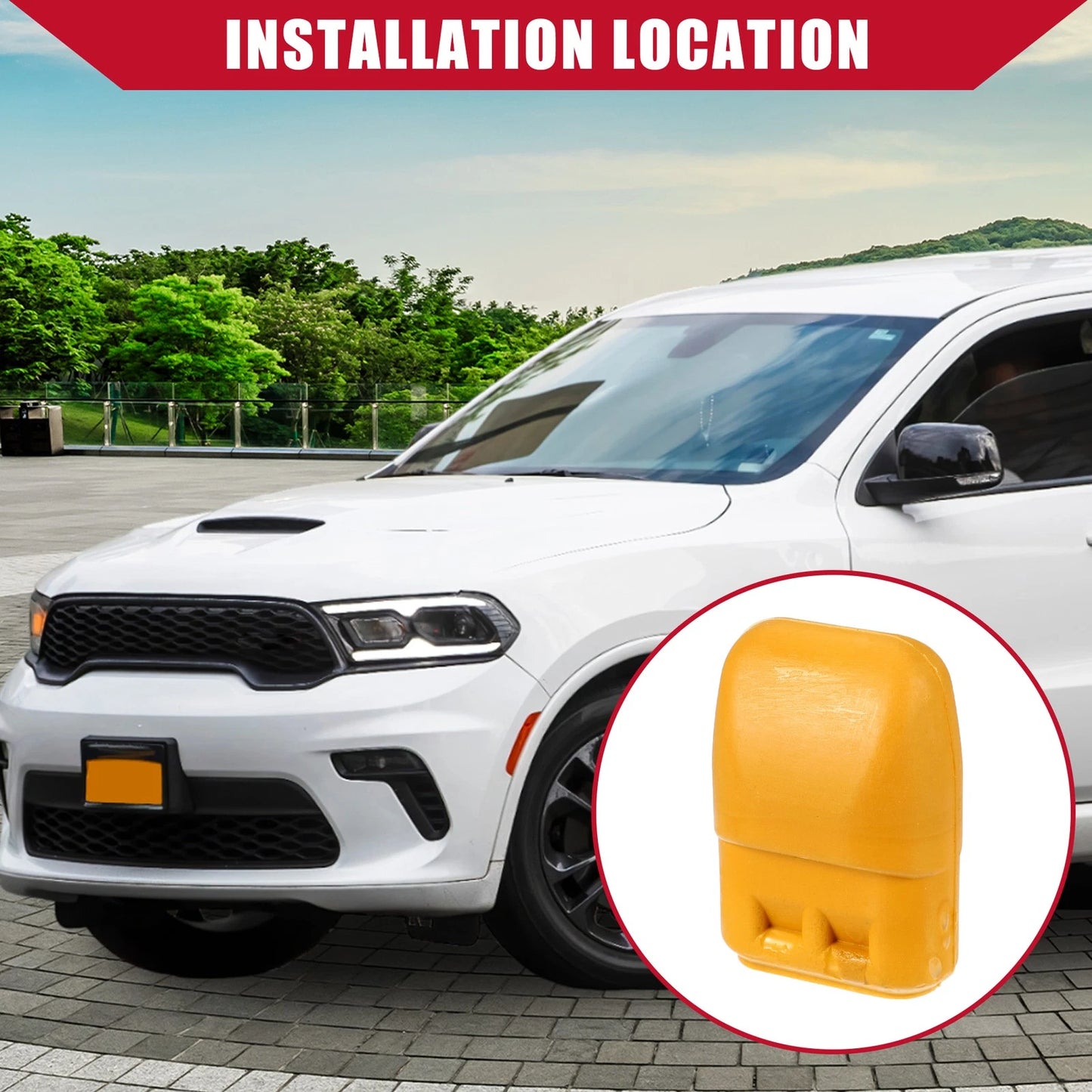 2 x Front Jounce Bumpers for Dodge Durango (2000-2003) Durable Replacement Parts