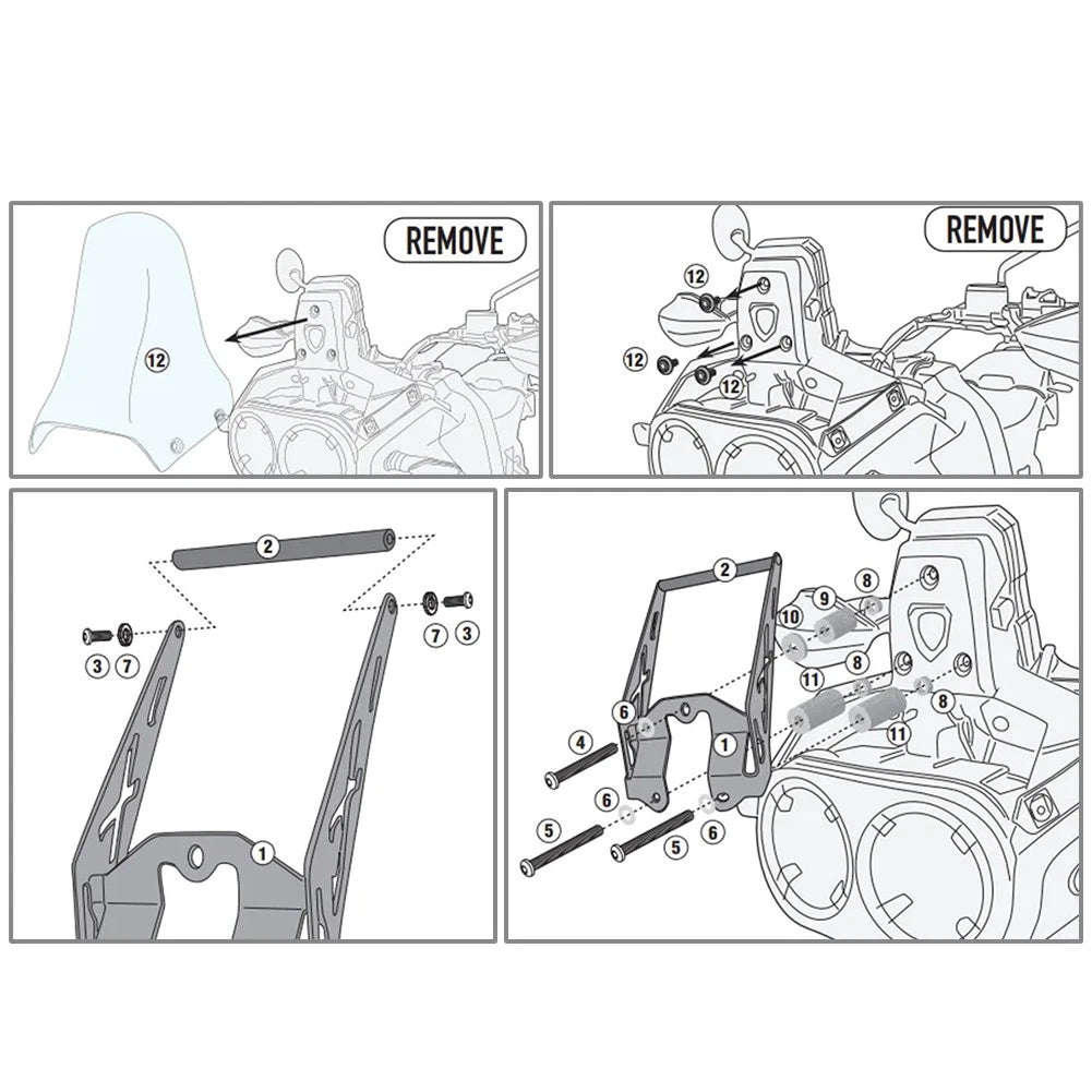22mm GPS Phone Navigation Mount for Ducati Desert X (2022-2023)
