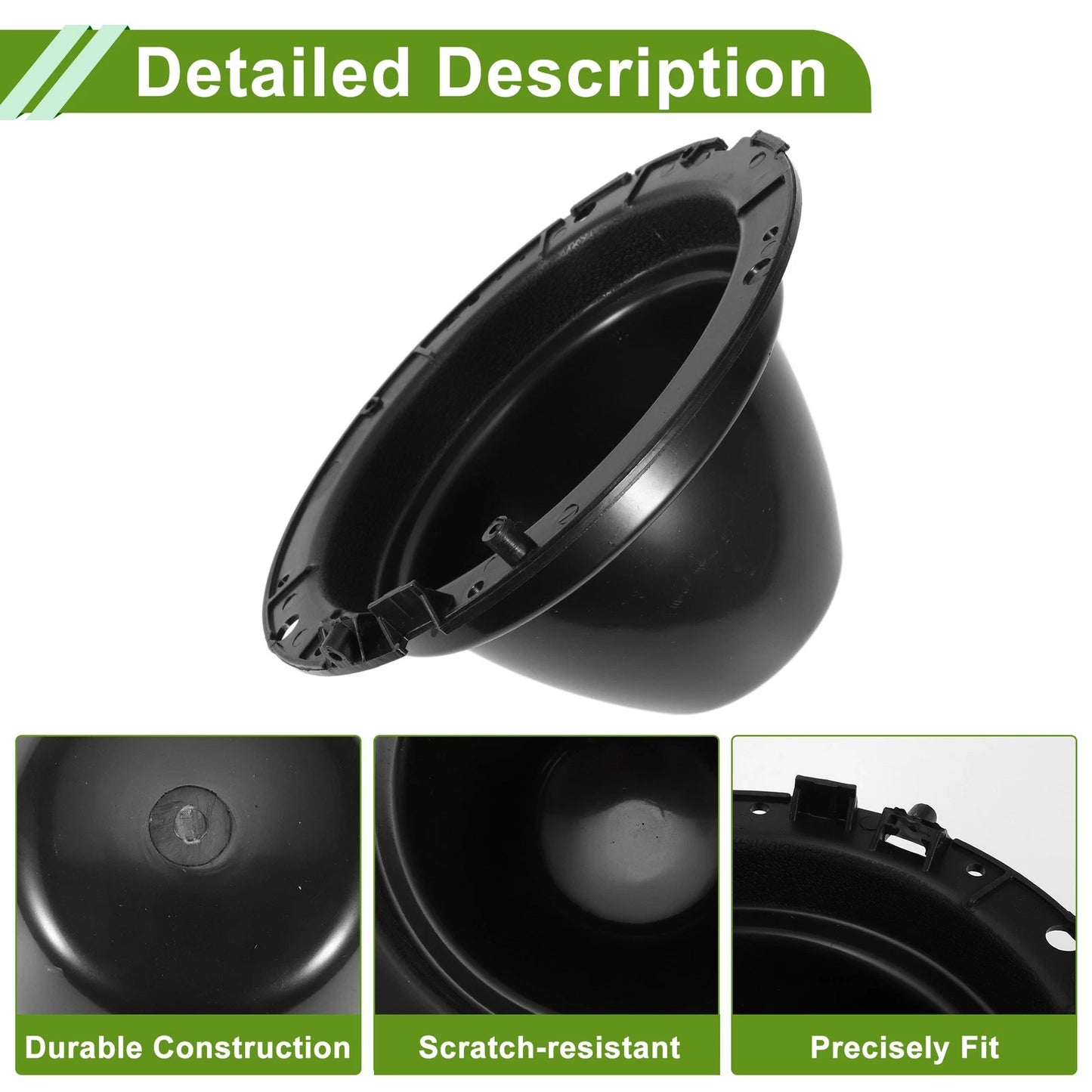 7" Headlight Buckets with Fixings for Classic Mini