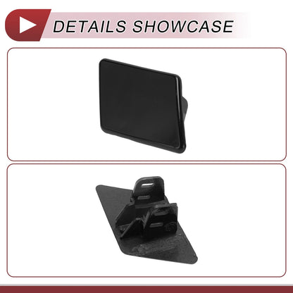 Bumper Headlight Washer Nozzle Cover Cap for BMW 328i Black