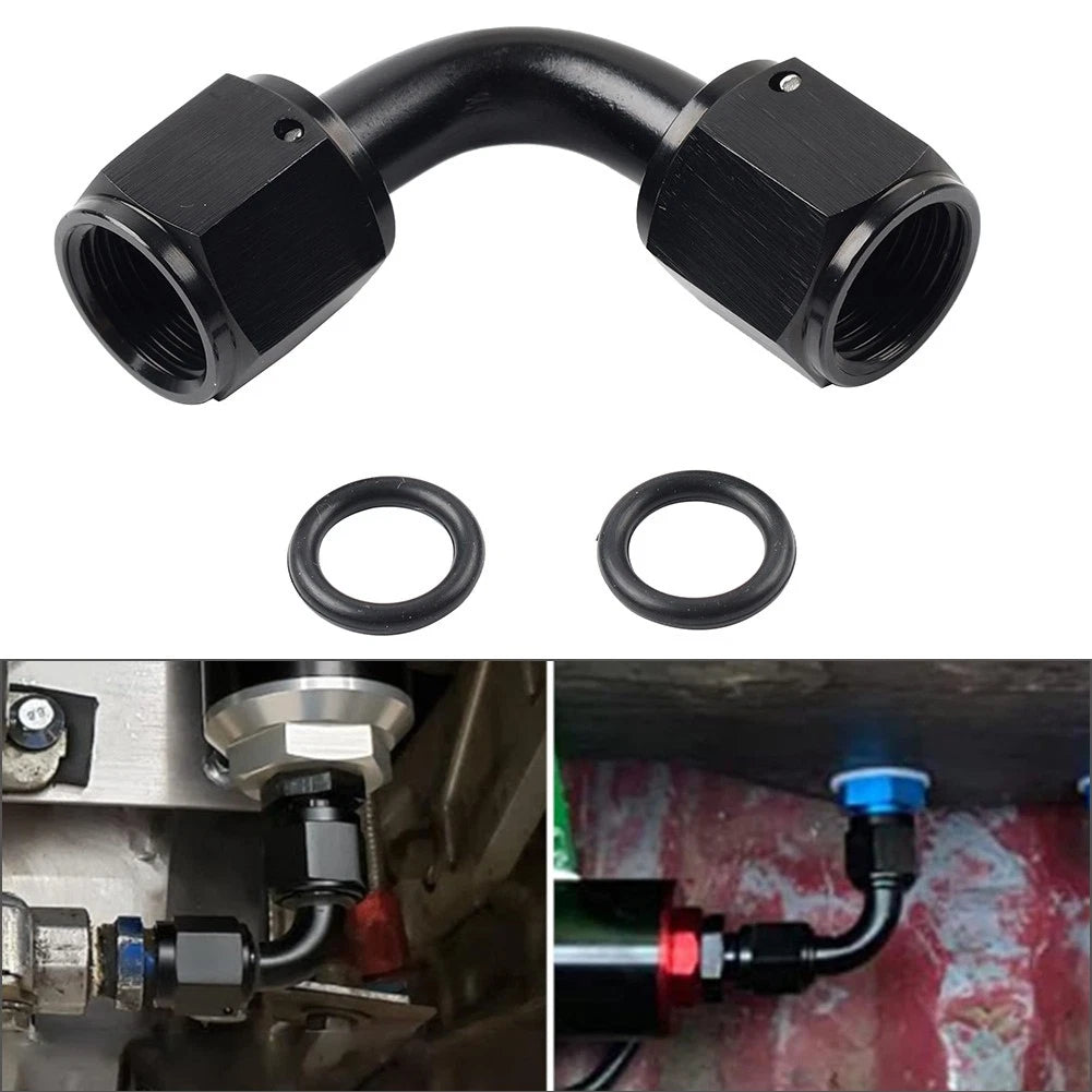 90 Degree Swivel Coupler Union Fitting Adapter for 6AN - Clean & Tidy Design