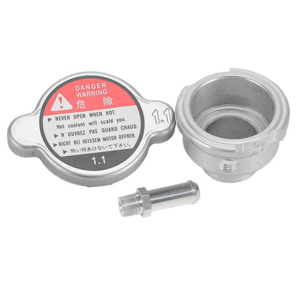 2 x Aluminum Weld-On Radiator Filler Neck 32mm for A1
