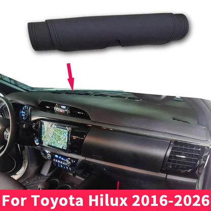 Dash Cover / Non-slip Leather / Dash Carpet & Mat for Toyota Hilux (2016–2026)