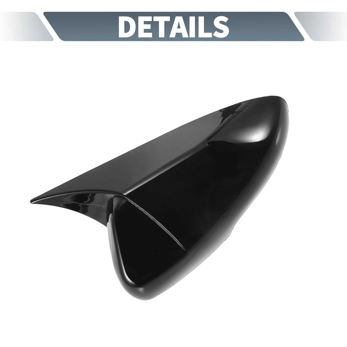 Rearview Mirror Cover Overlay Gloss Black for Honda Accord (2018-2020)